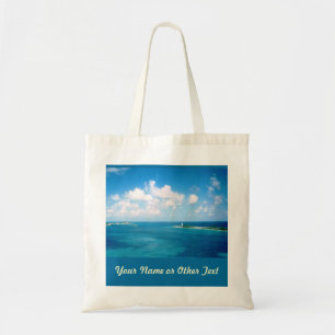 Bolso De Tela Tote del personalizado del puerto de Nassau