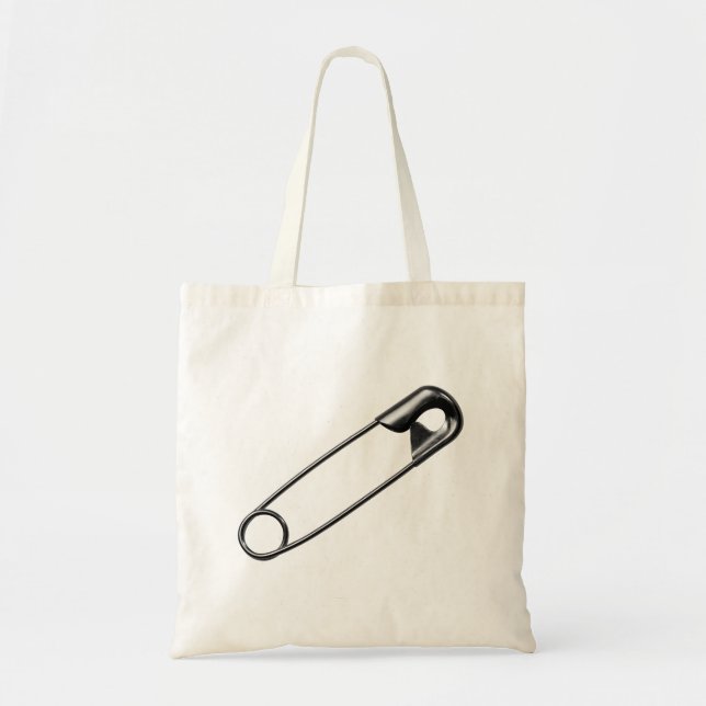 Bolso De Tela Tote del Pin de seguridad (Frente)