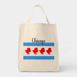 Bolso De Tela "Tote del polluelo de Chicago"