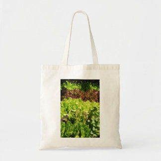 Bolso De Tela Tote del presupuesto con imagen de la lechuga