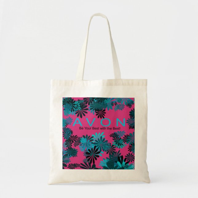 Bolso De Tela Tote del presupuesto de AVON (Frente)