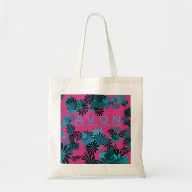Bolso De Tela Tote del presupuesto de AVON (Frente)