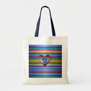 Bolso De Tela Tote del presupuesto de la cinta