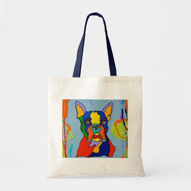 Bolso De Tela Tote del presupuesto de la marimacho (Frente)