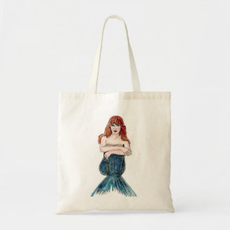 Bolso De Tela Tote del presupuesto de la sirena de FlyGirl
