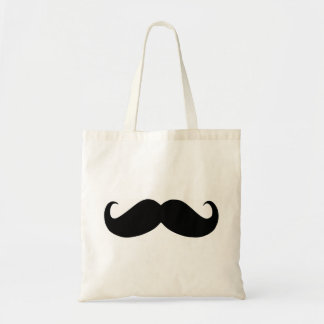Bolso De Tela Tote del presupuesto del bigote del inconformista