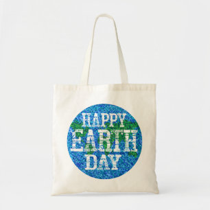 Bolso De Tela Tote del presupuesto del Día de la Tierra