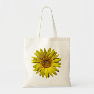 Bolso De Tela Tote del presupuesto del girasol