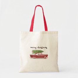 Bolso De Tela Tote del presupuesto del navidad