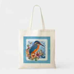Bolso De Tela Tote del presupuesto del pájaro del martín