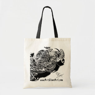 Bolso De Tela Tote del presupuesto del Web de araña