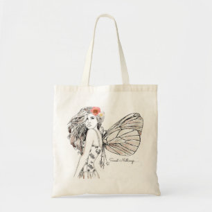 Bolso De Tela Tote del presupuesto - hada de la sombra con la