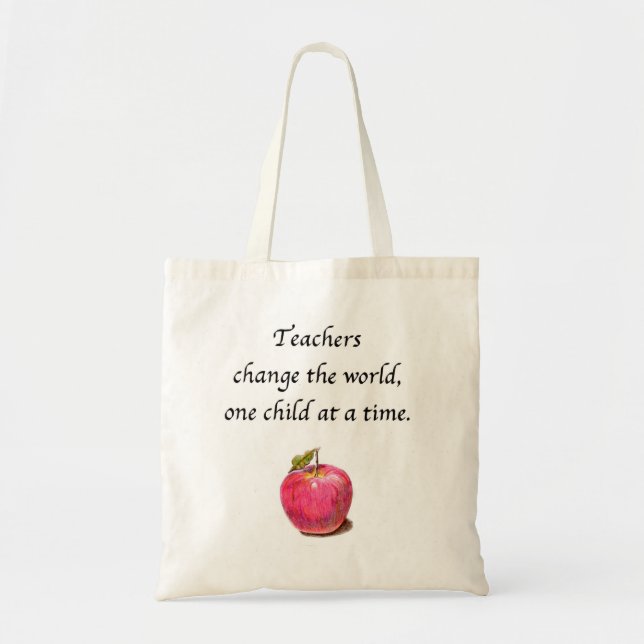 Bolso De Tela Tote del profesor (Frente)