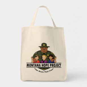 Bolso De Tela Tote del proyecto de la esperanza de Montana