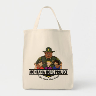 Bolso De Tela Tote del proyecto de la esperanza de Montana