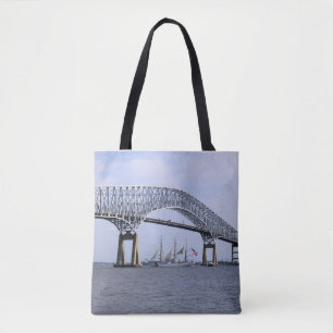 Bolso De Tela Tote del puente clave Francis Scott