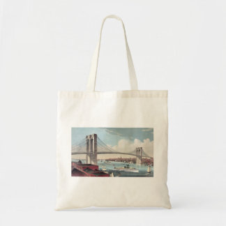 Bolso De Tela Tote del puente de Brooklyn