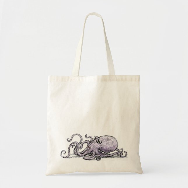 Bolso De Tela Tote del pulpo (Frente)