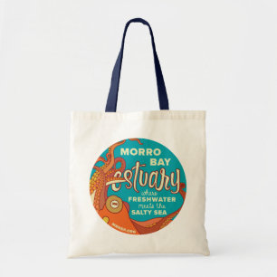 Bolso De Tela Tote del pulpo del estuario de la bahía de Morro