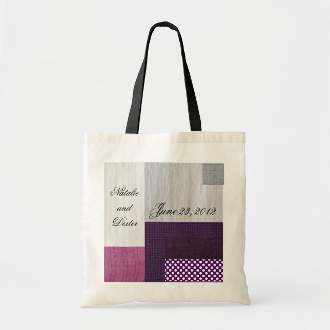 Bolso De Tela Tote del recién casado (Frente)
