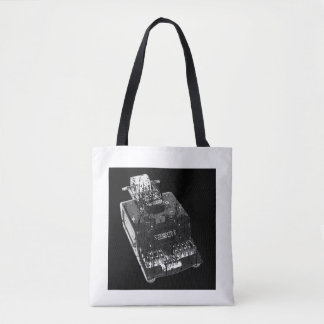 Bolso De Tela Tote del reportero de corte