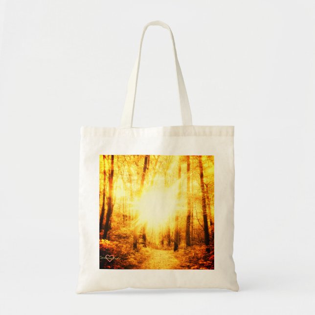 BOLSO DE TELA TOTE DEL SOL DEL ORO (Frente)