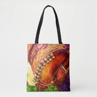 Bolso De Tela Tote "del tambor"