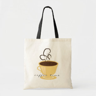 Bolso De Tela Tote del tiempo del café