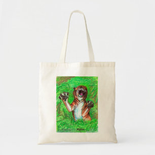 Bolso De Tela Tote del tigre de la selva