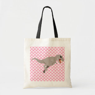 Bolso De Tela Tote del Tyrannosaurus del lunar