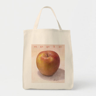 Bolso De Tela Tote del ultramarinos de Apple - blanco natural