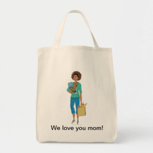 Bolso De Tela Tote del ultramarinos de DHG
