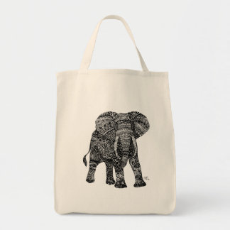 Bolso De Tela Tote del ultramarinos de Elephantastic