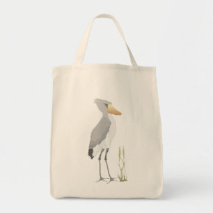 Bolso De Tela Tote del ultramarinos de la cigüeña de Shoebill