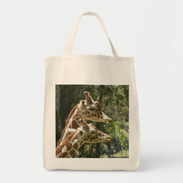 Bolso De Tela Tote del ultramarinos de la jirafa