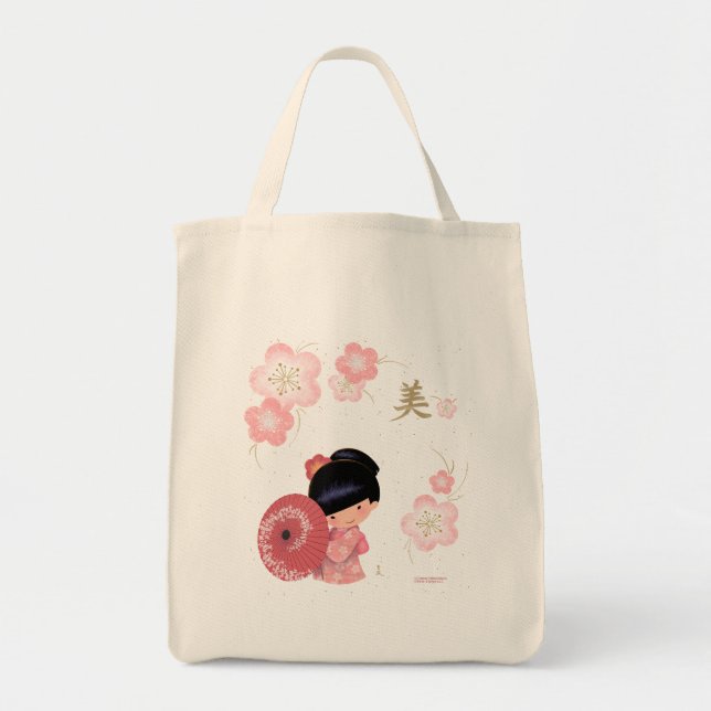 Bolso De Tela Tote del ultramarinos de Miyoko (Frente)