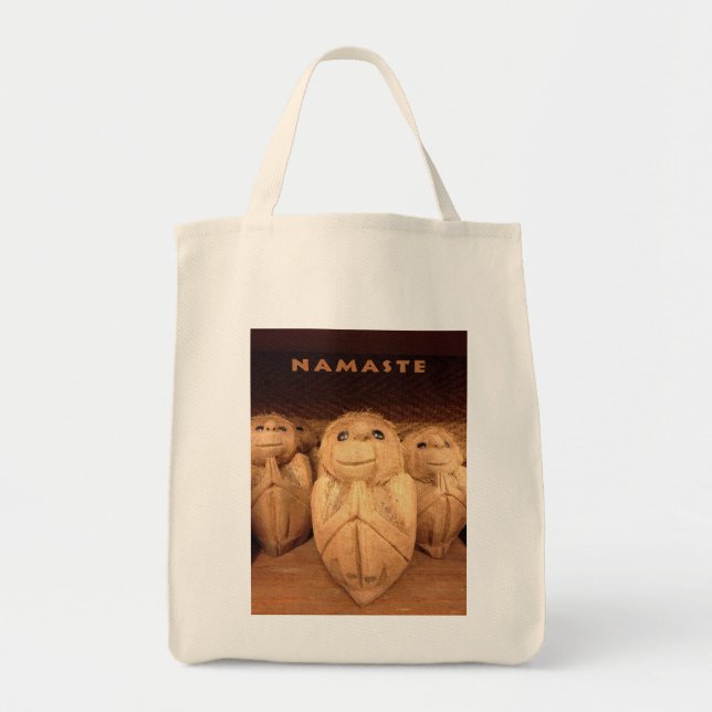 Bolso De Tela Tote del ultramarinos de Namaste (Frente)
