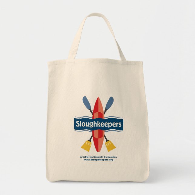 Bolso De Tela Tote del ultramarinos de Sloughkeepers--botom (Frente)