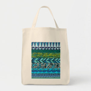 Bolso De Tela Tote del ultramarinos del ~ de los elementos del