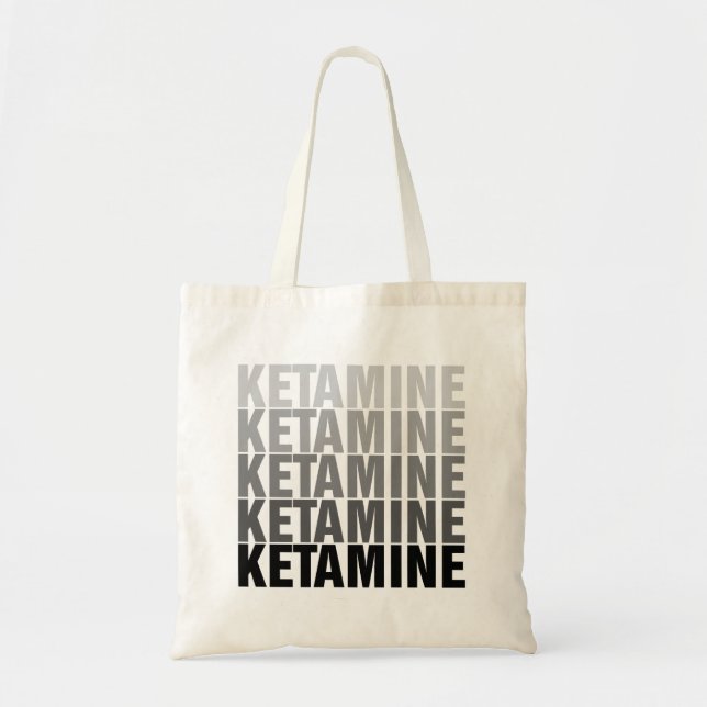 Bolso De Tela Tote del ultramarinos del Ketamine (Frente)
