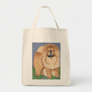 Bolso De Tela Tote del ultramarinos del perro chino