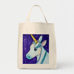 Bolso De Tela Tote del ultramarinos del unicornio