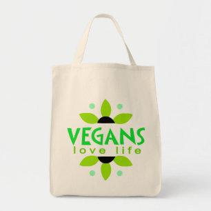 Bolso De Tela Tote del ultramarinos del vegano