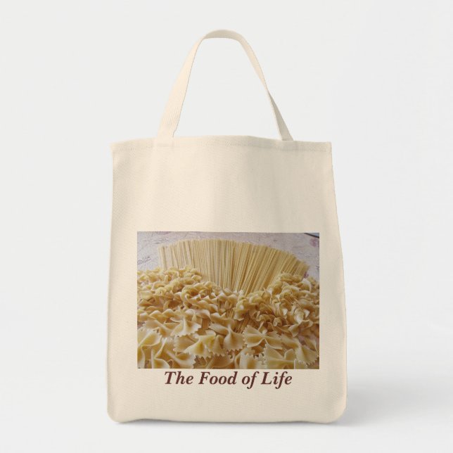 Bolso De Tela Tote del ultramarinos--Pastas (Frente)