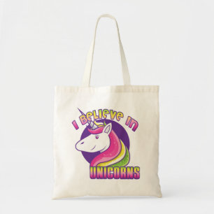 Bolso De Tela Tote del unicornio de los niños - monedero de los