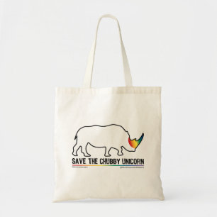 Bolso De Tela Tote del unicornio del arco iris