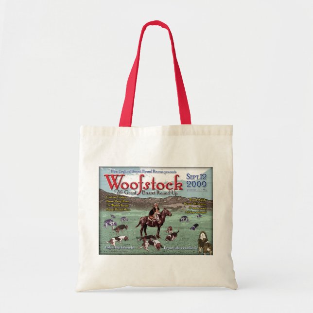 Bolso De Tela tote del woofstock (Frente)