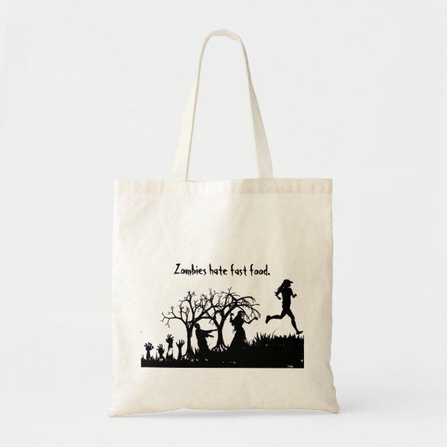 Bolso De Tela Tote del zombi (Frente)