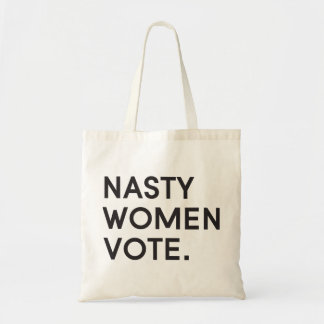 Bolso De Tela Tote desagradable del voto de las mujeres