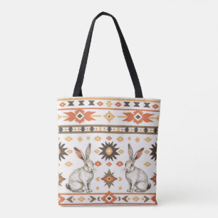 Bolso De Tela Tote Desert Hares